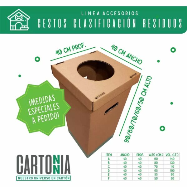 Cesto Industrial de cartón - Imagen 4