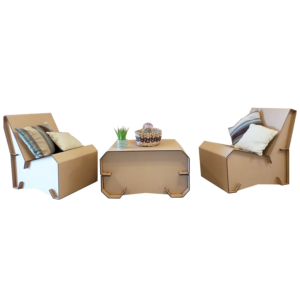 Hermoso juego de living: El pack se compone de 2 sillones y 1 mesa ratona.