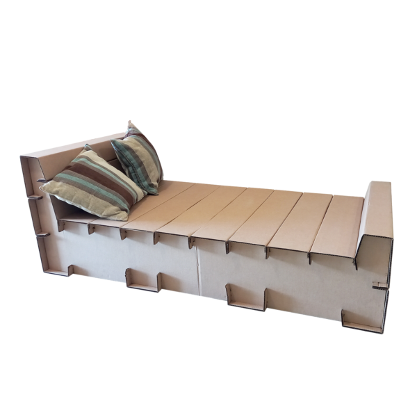 Cama niños de cartón