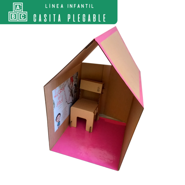 Casita Plegable de cartón - Imagen 3
