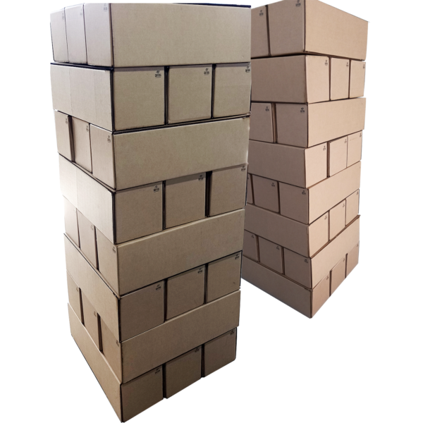Jenga de cartón