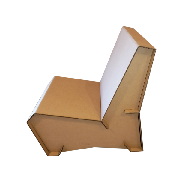 Sillón de 1 cuerpo de cartón